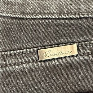 KanCan Gray/Black wash  Skinny Jeans with Branded Metal Tag